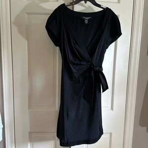 Diane Von Furstenberg short sleeve faux wrap dress